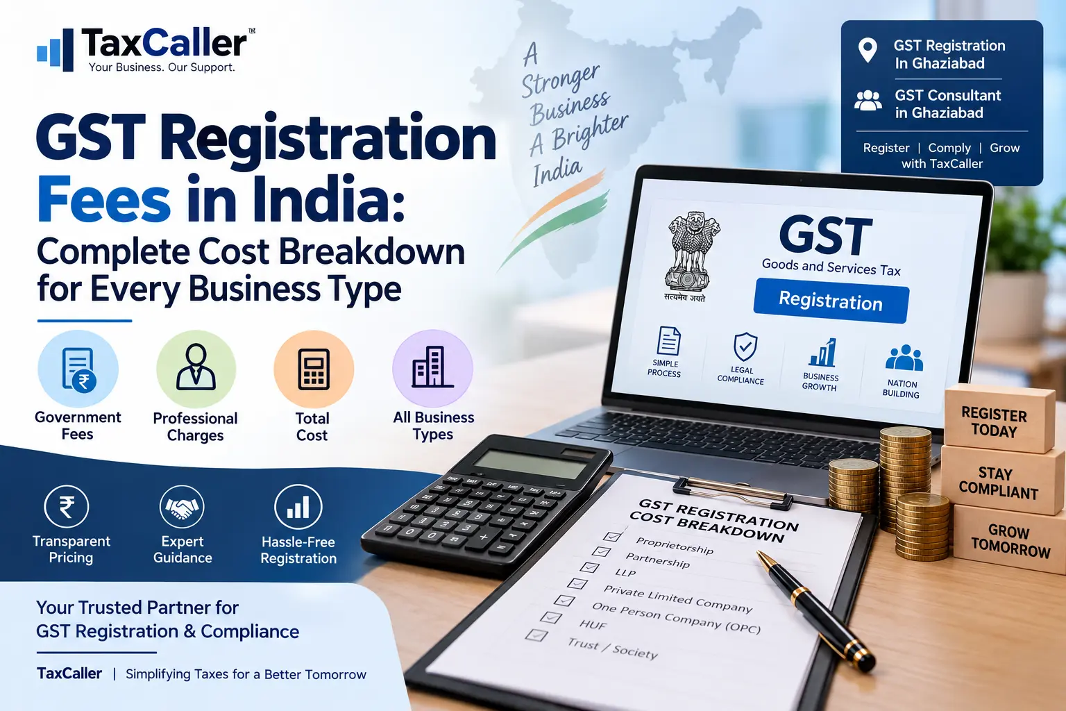 GST Registration Fees in India: Complete Cost Breakdown for Every Business Type